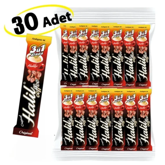 Halil Coffee 3ü1 Arada 30x2gr